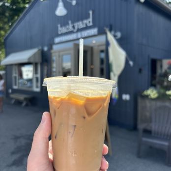 Backyard Coffeehouse & Eatery - vietnamese iced coffee - 20 oz - Coffee & Tea Near Me - Ogunquit, Maine
