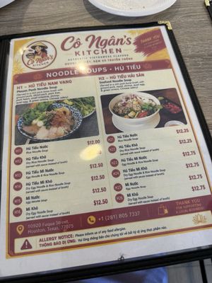 Menu photo 2 Co Ngan’s Kitchen Houston, TX