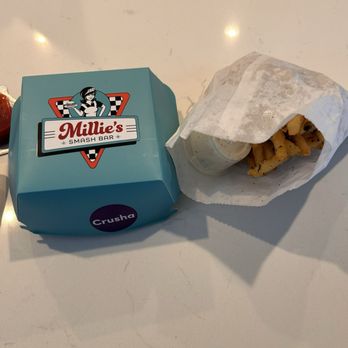 Millie's Smash Bar - Millie's arrived and I'm ready to dig in!! - Burgers Near Me - Patchogue, New York