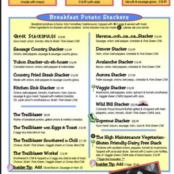 Sam's No 3 - Stackers menu - Breakfast & Brunch Near Me - Denver, Colorado Sam's No 3 - Stackers menu - Breakfast & Brunch Near Me - Denver, Colorado