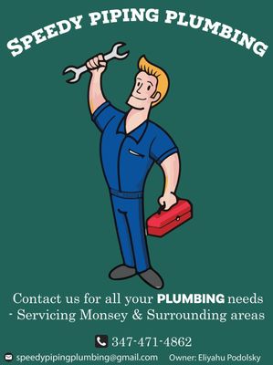 Speedy Piping Plumbing Logo