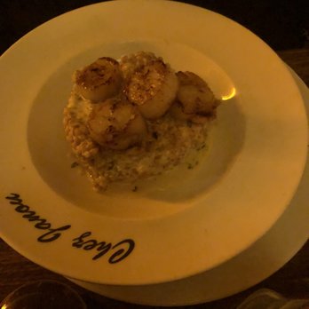 Chez Janou - Scallops over WHEAT Risotto - Bistros Near Me - Paris, 75