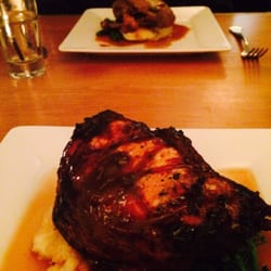 Rockwall Bar & Grill - Pork rack, Duck in the background