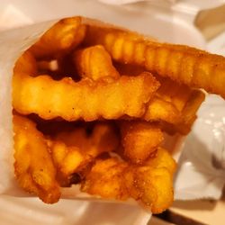 J's Drive-In - The fries are very good. Well seasoned, plentiful, crispy on the outside and soft on the inside.