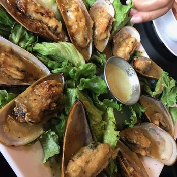 Hector's Mariscos - Garlic mussels= Yummy - Seafood Near Me - Chula Vista, California