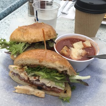 Olive Cafe - Chicken Pesto Sandwich - Breakfast & Brunch Near Me - San Diego, California Olive Cafe - Chicken Pesto Sandwich - Breakfast & Brunch Near Me - San Diego, California