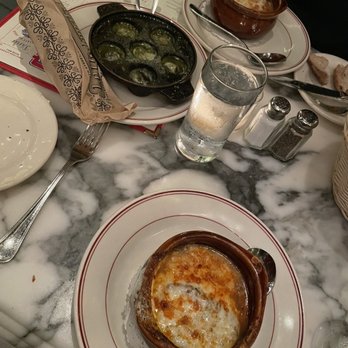 Le Diplomate - Escargot and French Onion Soup Gratine - Brasseries Near Me - Washington, DC, District of Columbia