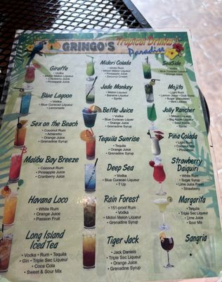 Menu photo 2 Gringo's Bar & Grill Luquillo, PR Menu photo 2 Gringo's Bar & Grill Luquillo, PR