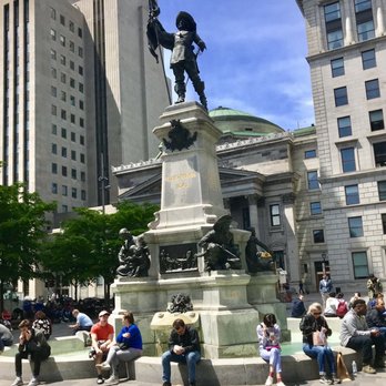 Place d'Armes - Statue in memory of Paul Chomedey de Maisonneuve, founder of Montréal... - Landmarks & Historical Buildings Near Me - Montreal, Quebec Place d'Armes - Statue in memory of Paul Chomedey de Maisonneuve, founder of Montréal... - Landmarks & Historical Buildings Near Me - Montreal, Quebec