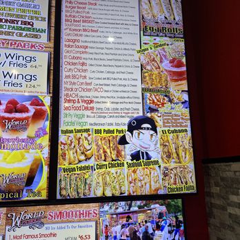 World Famous - Menu - Food Trucks Near Me - Hollywood, Florida