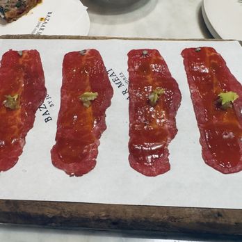Bazaar Meat by José Andrés - Bison Carpaccio - Steakhouses Near Me - Las Vegas, Nevada