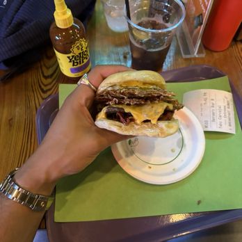 Pumpers - breakfast burger - Burgers Near Me - San Antonio, Texas