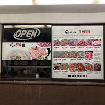 Sikdorak III - Sikdorak III - Outside Menu Display - Korean Near Me - Aiea, Hawaii Sikdorak III - Sikdorak III - Outside Menu Display - Korean Near Me - Aiea, Hawaii