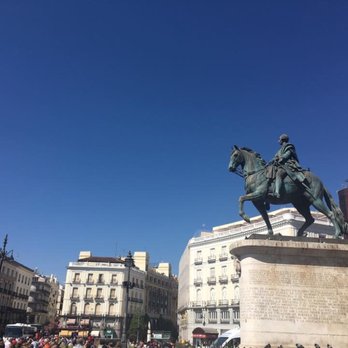 La Puerta del Sol - Statue - Local Flavor Near Me - Madrid, M