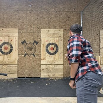 Battle Axes - Nailed it! - Axe Throwing Near Me - Lexington, Kentucky