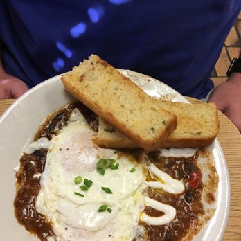 Early Bird Diner - Black bean chili and eggs - Diners Near Me - Charleston, South Carolina