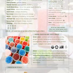 New Menu Available