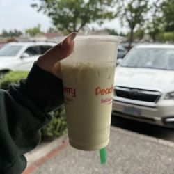 This is a Jasmine milk tea