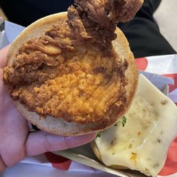 The worst excuse for a chicken sandwich you will ever see. The worst excuse for a chicken sandwich you will ever see.