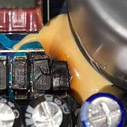 Replacing two blown diodes in an alpine speaker amplifier. We fix most electronics! Reach out for a qoute! #electronicRepair #microsoldering