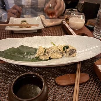 HanGawi - Black truffle dumplings - Vegetarian Near Me - New York, New York HanGawi - Black truffle dumplings - Vegetarian Near Me - New York, New York