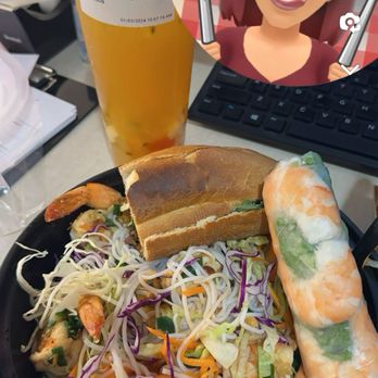 Ann’s Teahouse - Tropical Fruit Tea, shrimp spring rolls, lemongrass beef Banh Mi, & shrimp Vermicelli - Vietnamese Near Me - Houston, Texas Ann’s Teahouse - Tropical Fruit Tea, shrimp spring rolls, lemongrass beef Banh Mi, & shrimp Vermicelli - Vietnamese Near Me - Houston, Texas