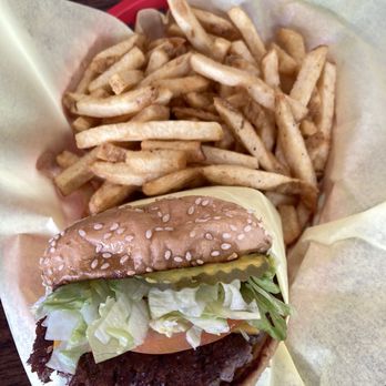 Sky Rocket Burger - Cheeseburger and hand cut fries - Burgers Near Me - Dallas, Texas