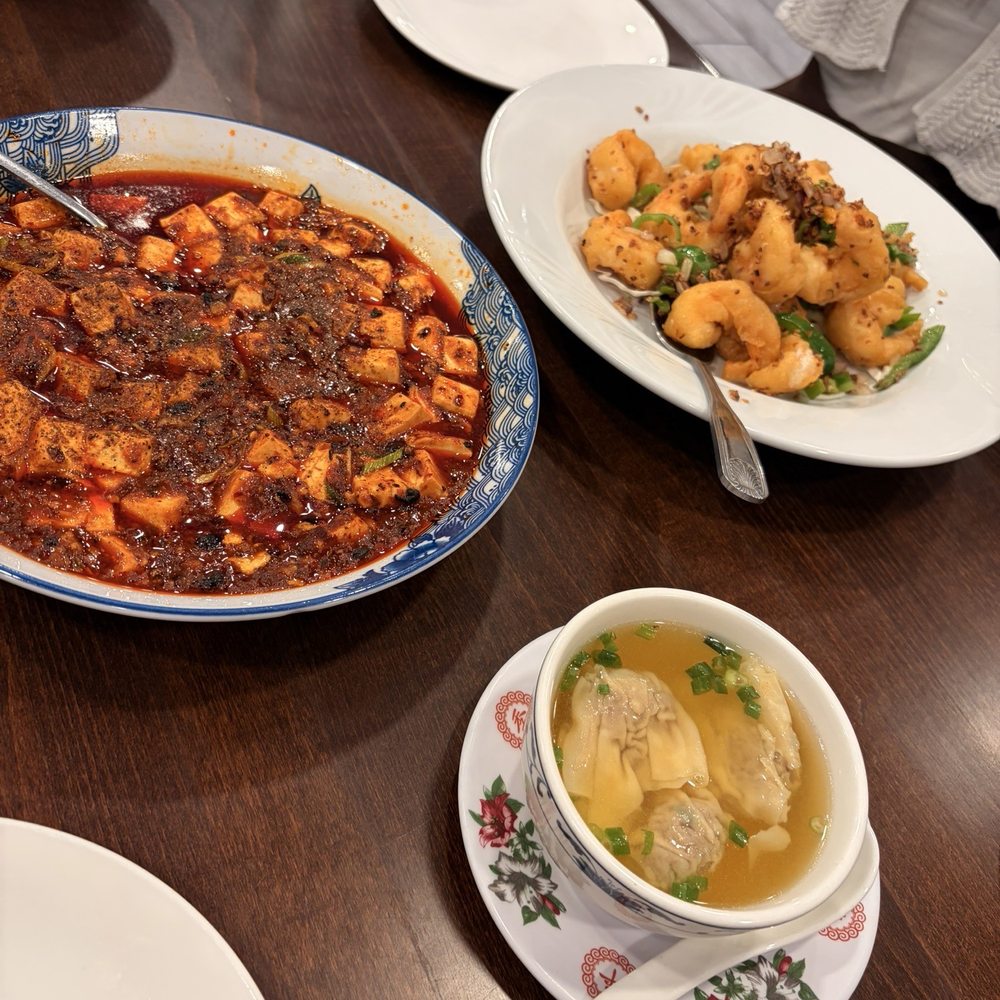 Wok Spicy - Mapo Tofu, wonton soup, salt and Salt n Pepper Shrimp - Chinese Near Me - Englewood, Colorado Wok Spicy - Mapo Tofu, wonton soup, salt and Salt n Pepper Shrimp - Chinese Near Me - Englewood, Colorado