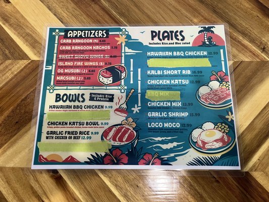 Menu photo 1 Island Eats Hawaiian BBQ Greenville, NC Menu photo 1 Island Eats Hawaiian BBQ Greenville, NC