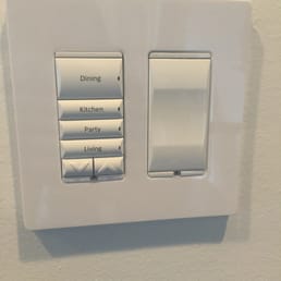 Control panel for lights/dimmers..