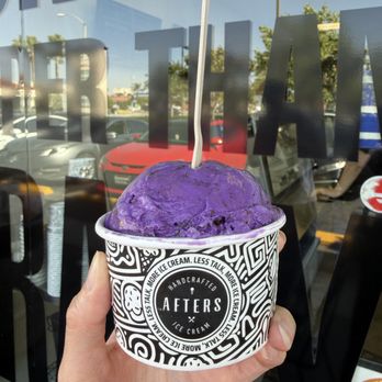 Afters Ice Cream - Ube brownie ice cream - Ice Cream & Frozen Yogurt Near Me - Fullerton, California Afters Ice Cream - Ube brownie ice cream - Ice Cream & Frozen Yogurt Near Me - Fullerton, California