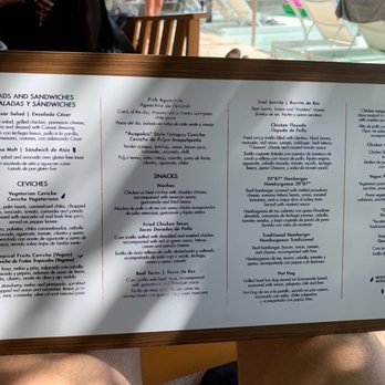Único Hotel - Pool menu - Hotels Near Me - Solidaridad, ROO