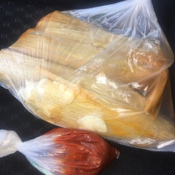 Tamaleria Azteca - 4 tamales for $10 with a side of hot sauce - Mexican Near Me - Oakland, California Tamaleria Azteca - 4 tamales for $10 with a side of hot sauce - Mexican Near Me - Oakland, California