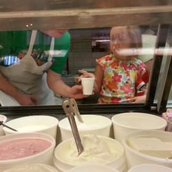Irene Dever Dairy - Maeve picking her yogurt!