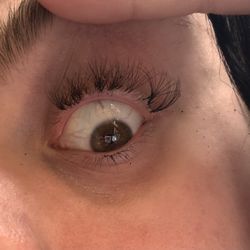 Lovely Nails & Spa - This photo I added was taken Saturday morning at 8:44 am less then 24 hours after getting my lashes done