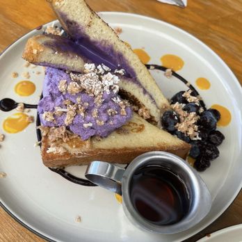 Toast Kitchen & Bakery - Ube French Toast - Breakfast & Brunch Near Me - Tustin, California Toast Kitchen & Bakery - Ube French Toast - Breakfast & Brunch Near Me - Tustin, California