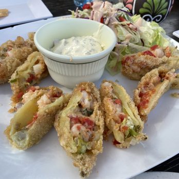 Marea Mía - Jalapeño stuffed shrimp - Seafood Near Me - Rosarito, BCN Marea Mía - Jalapeño stuffed shrimp - Seafood Near Me - Rosarito, BCN