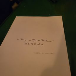 Menu cover Menu cover