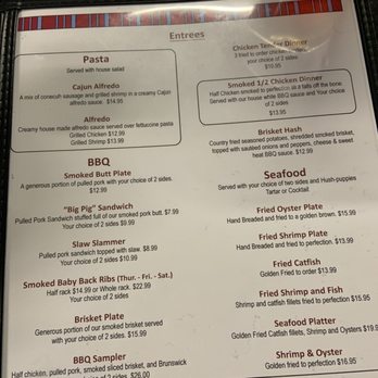 The Shack - Menu - Southern Near Me - Evergreen, Alabama