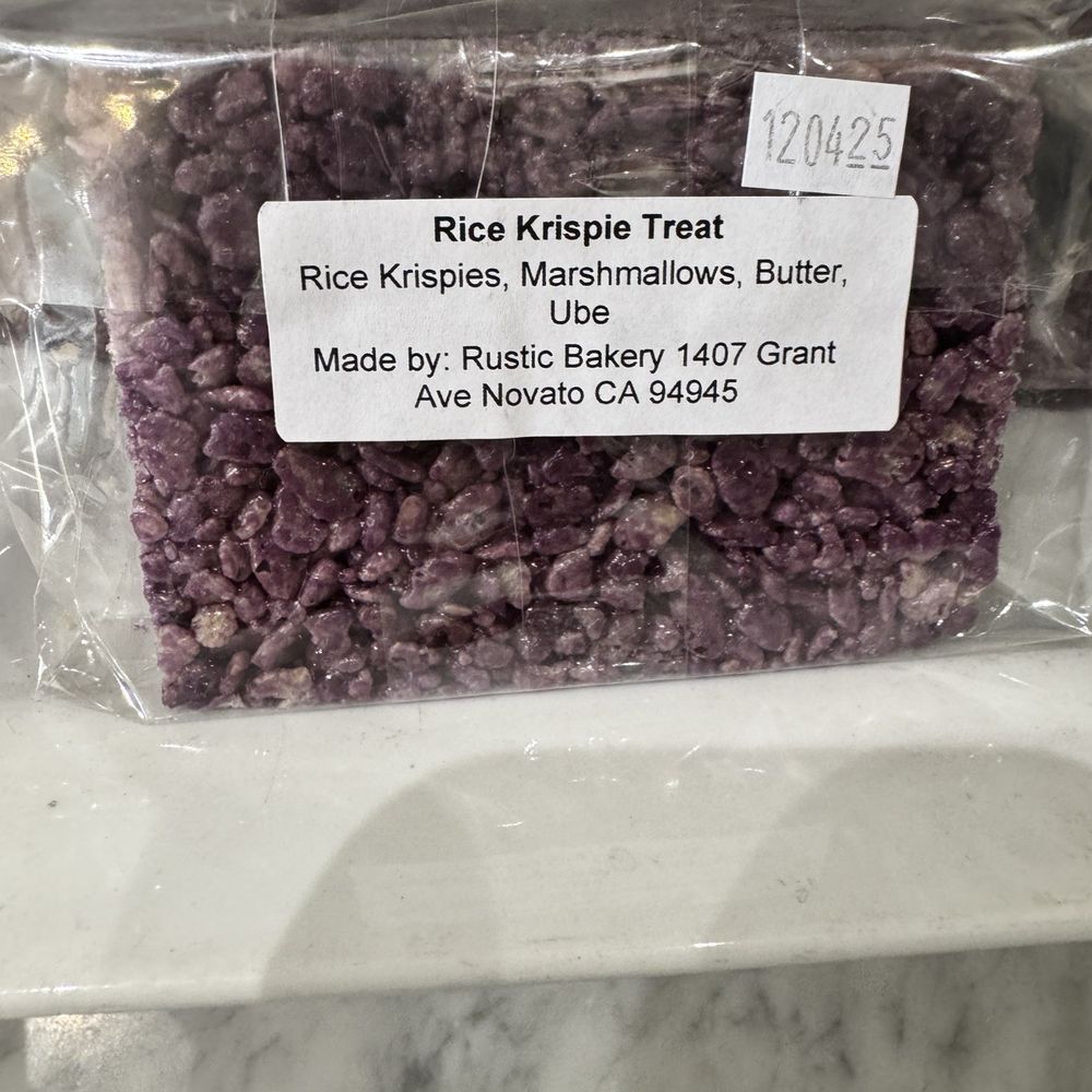 Rustic Bakery - Ube rice crispy treats - Bakeries Near Me - Larkspur, California