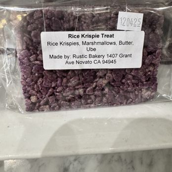 Rustic Bakery - Ube rice crispy treats - Bakeries Near Me - Larkspur, California Rustic Bakery - Ube rice crispy treats - Bakeries Near Me - Larkspur, California