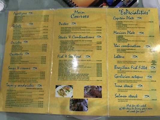 Menu photo 6 Bally Hoo Isla Mujeres, ROO