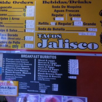 Taco's Jalisco 2 - Agua Fresca Regular-1.95 Large- 3.29 - Mexican Near Me - Bellflower, California Taco's Jalisco 2 - Agua Fresca Regular-1.95 Large- 3.29 - Mexican Near Me - Bellflower, California