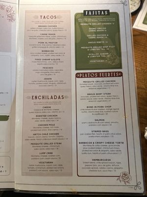 Menu photo 3 Mexican Sugar - Domain Austin, TX