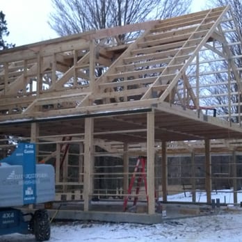 Getterr Done Construction - Outer shell of my 2 story garage as it is being built - General Contractors Near Me - Bliss, New York Getterr Done Construction - Outer shell of my 2 story garage as it is being built - General Contractors Near Me - Bliss, New York