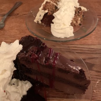Anchor Seafood Restaurant - Homemade Carrot cake and chocolate cake - Seafood Near Me - Wilmington, Vermont