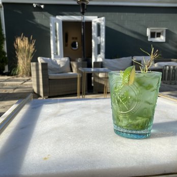 Coastal Society - Herb Garden Gin Cocktail - Cocktail Bars Near Me - Douglas, Michigan