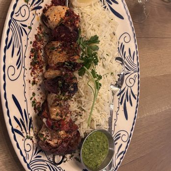 Ema - Salmon kebabs - Mediterranean Near Me - Austin, Texas