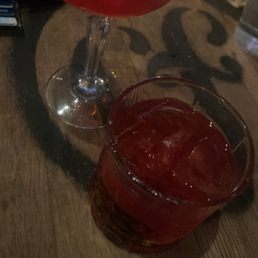 To the right is an Old fashion! It was delicious ! To the right is an Old fashion! It was delicious !