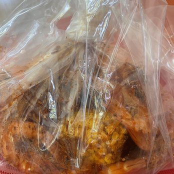 Cap't Loui - 2lbs of shrimp with head , each order comes with corn and potatoes - Seafood Near Me - Cupertino, California Cap't Loui - 2lbs of shrimp with head , each order comes with corn and potatoes - Seafood Near Me - Cupertino, California